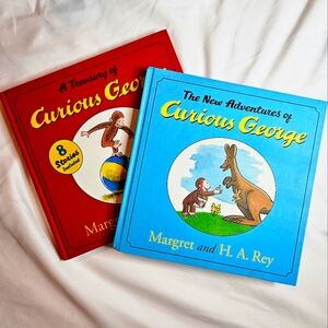 Curious George Hardback Books Two Books